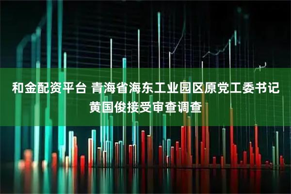 和金配资平台 青海省海东工业园区原党工委书记黄国俊接受审查调查